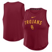 USC Trojans Women's Nike Cardinal Dri-FIT One Crop Tank